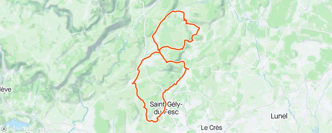 Map of the activity, CO CARNON CERVELO