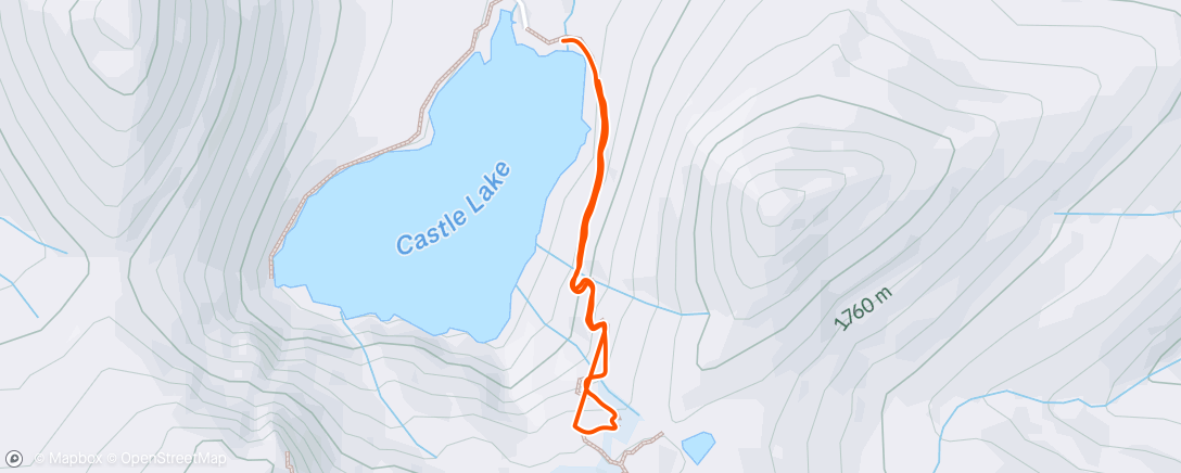 Map of the activity, Morning Walk