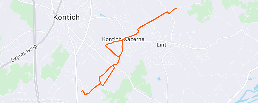 Map of the activity, Easy