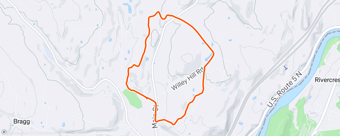 Mapa de la actividad (Morning Walk)