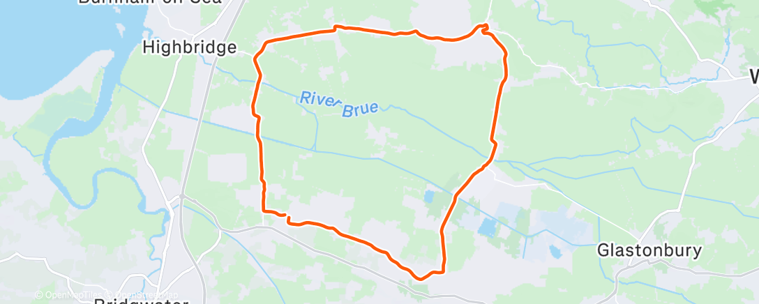 Карта физической активности (Morning Ride)