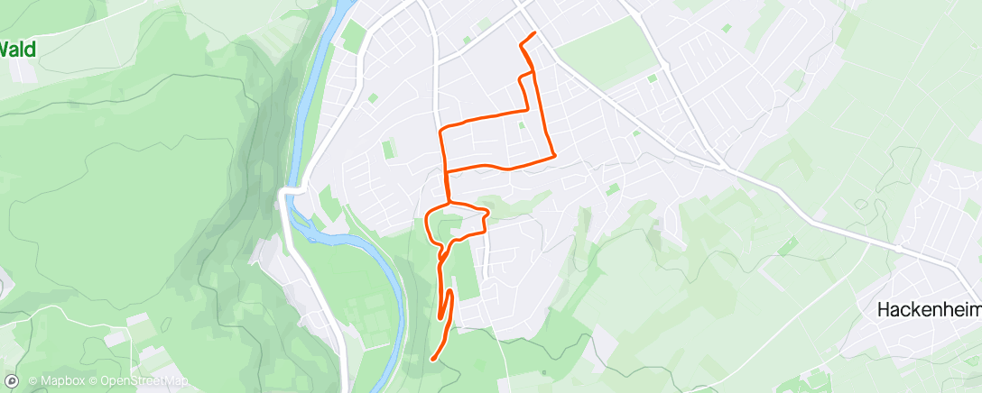 Map of the activity, Restart Mixed Run