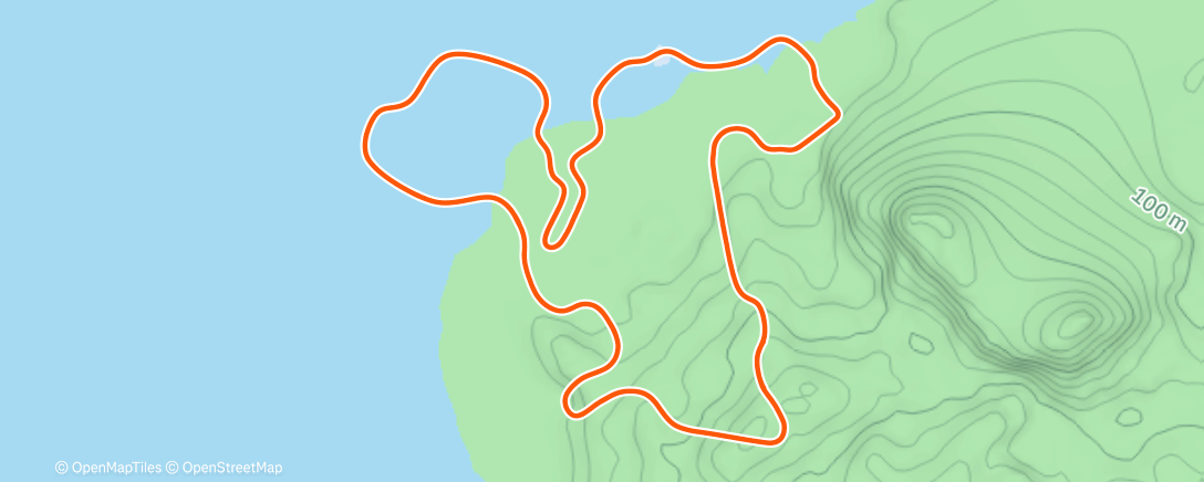 Mappa dell'attività Zwift - 5K Loop in Watopia