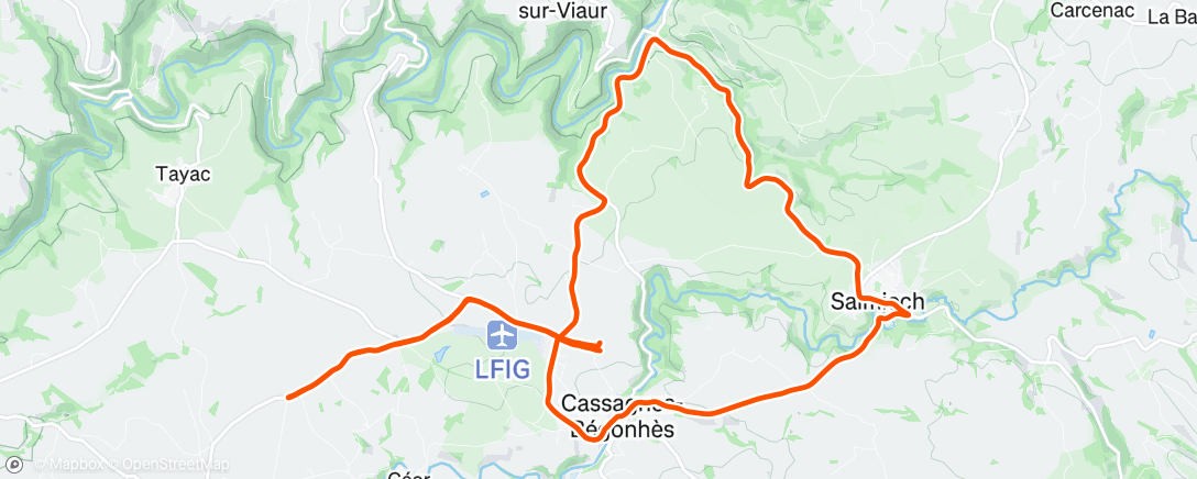 Carte de l'activité