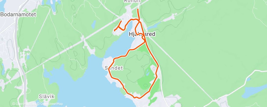 Mappa dell'attività Morning Run