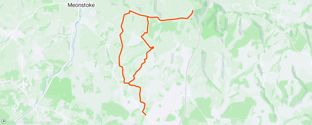 Map of the activity, Waterlooville roundtrip