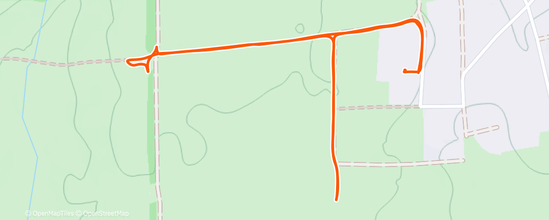Map of the activity, Afternoon Walk