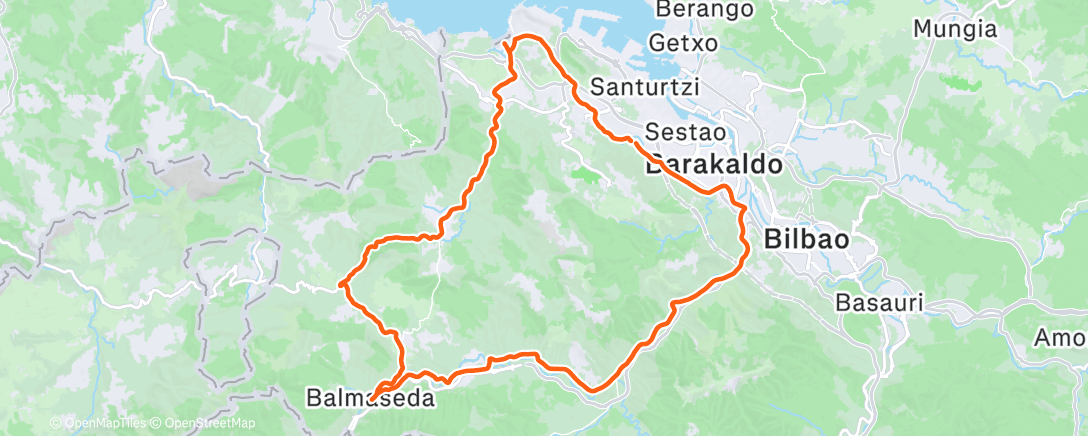 Map of the activity, Balmaseda