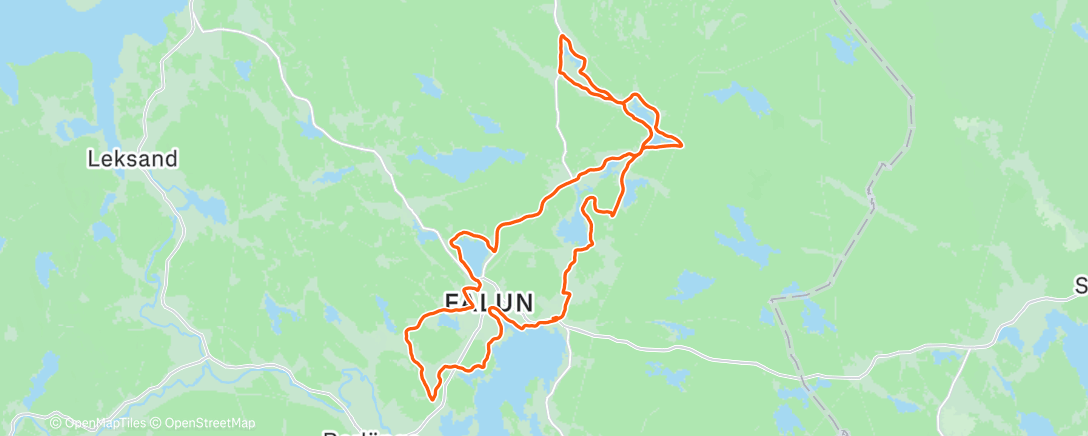 Map of the activity, Festive dag 2