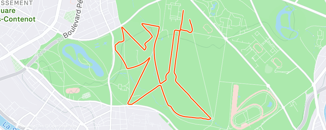 Map of the activity, Run4Them - 10km
Temps officiel :  46'20