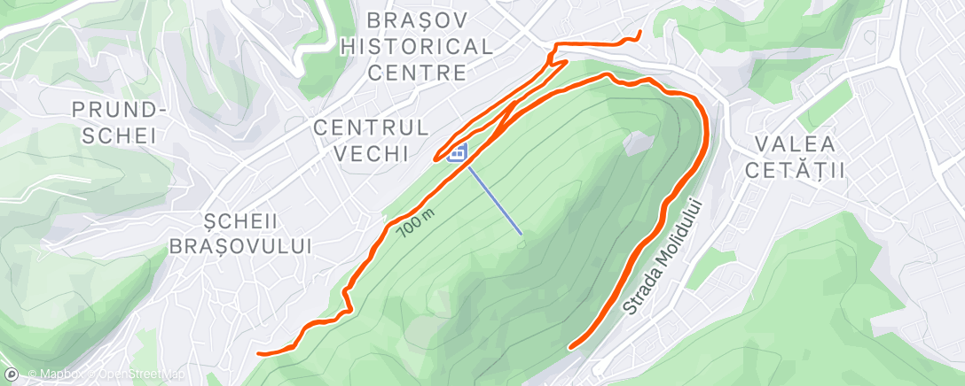 Map of the activity, Morning Trail Run