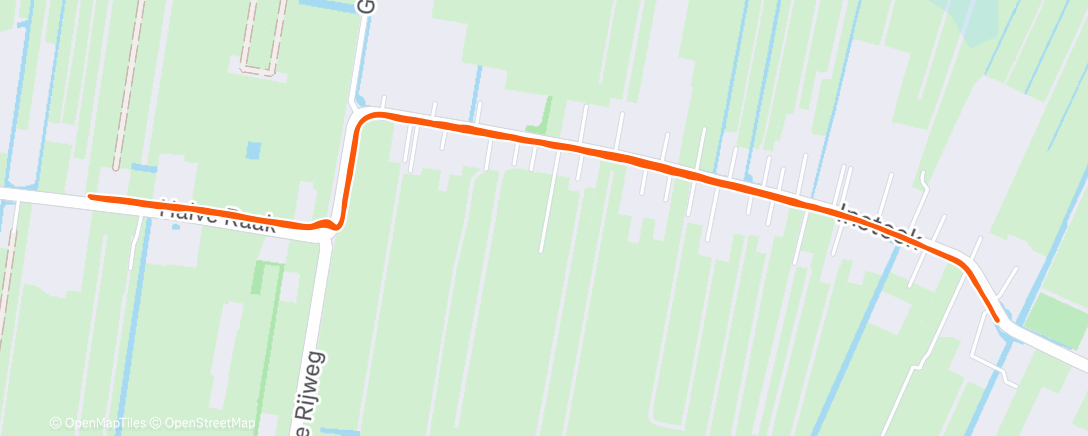 Map of the activity, Ochtendloop