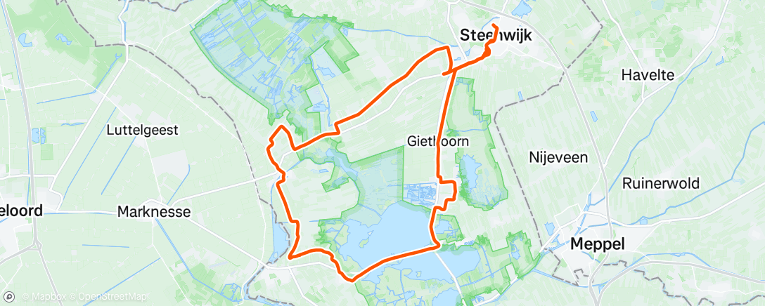 Map of the activity, Leeuwte