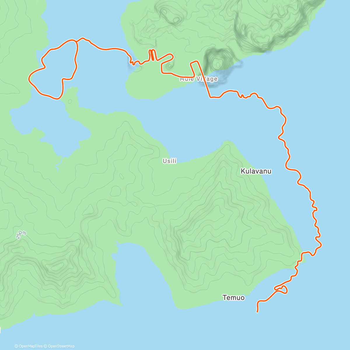 Map of the activity, Zwift - Coast to Coast in Watopia
