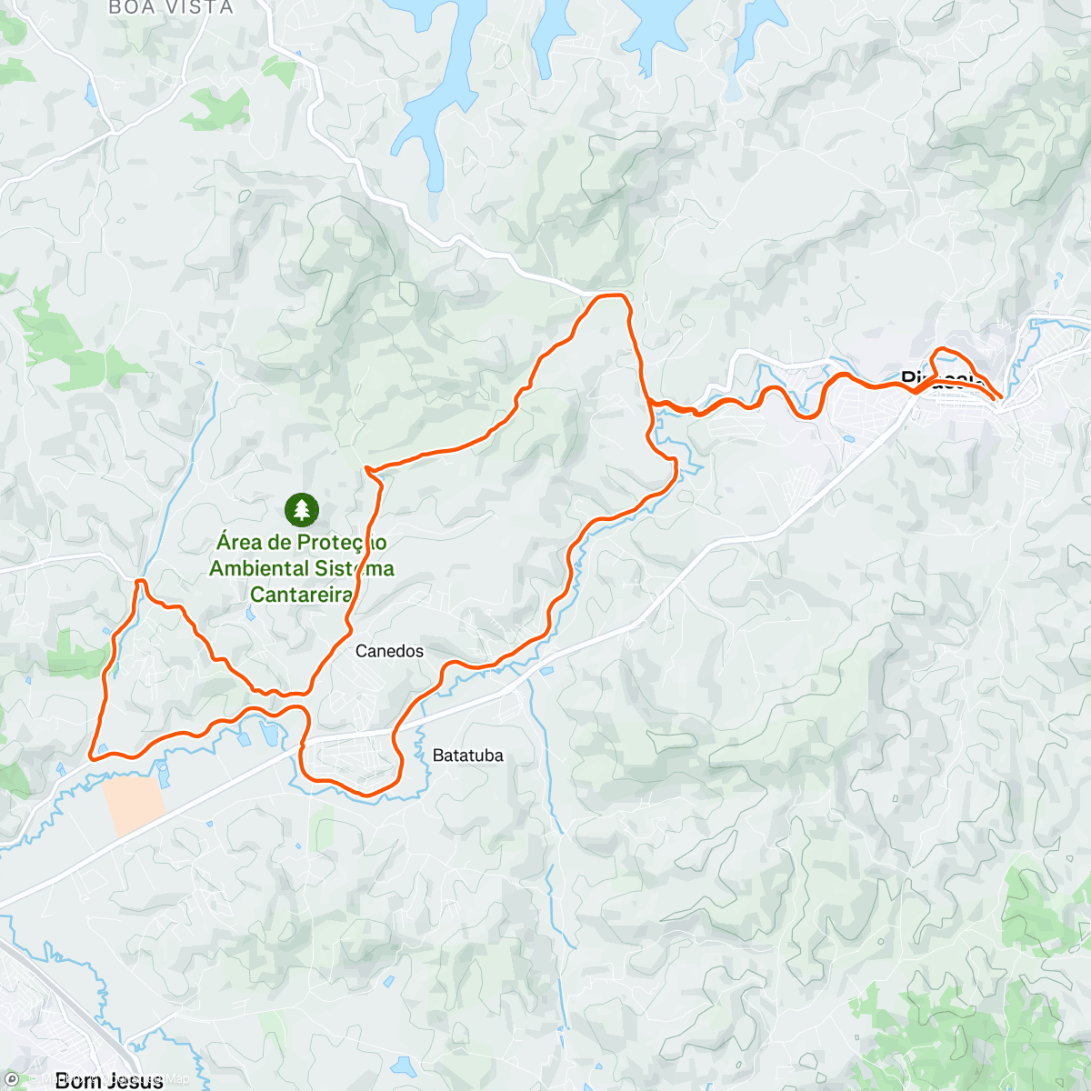 Map of the activity, Rolê com sapao e Rodrigo 💪💪