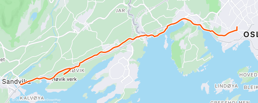 Map of the activity, Lunch Run