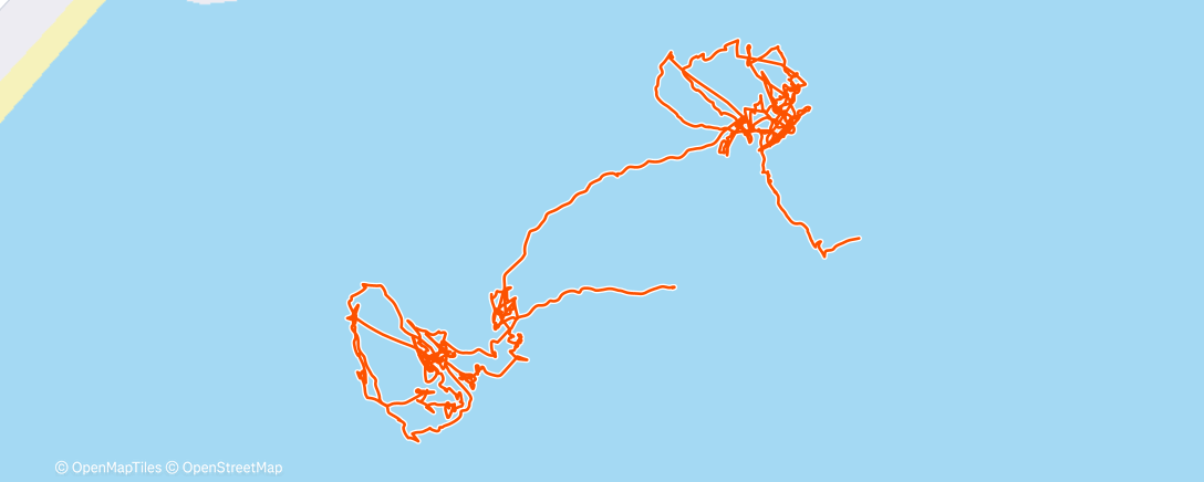Map of the activity, Сёрфинг (утро)