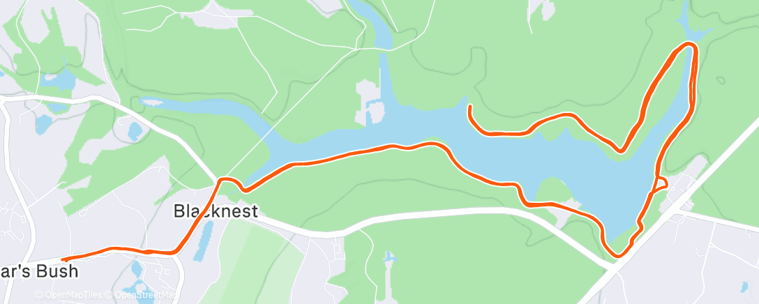 Карта физической активности (Morning Run)