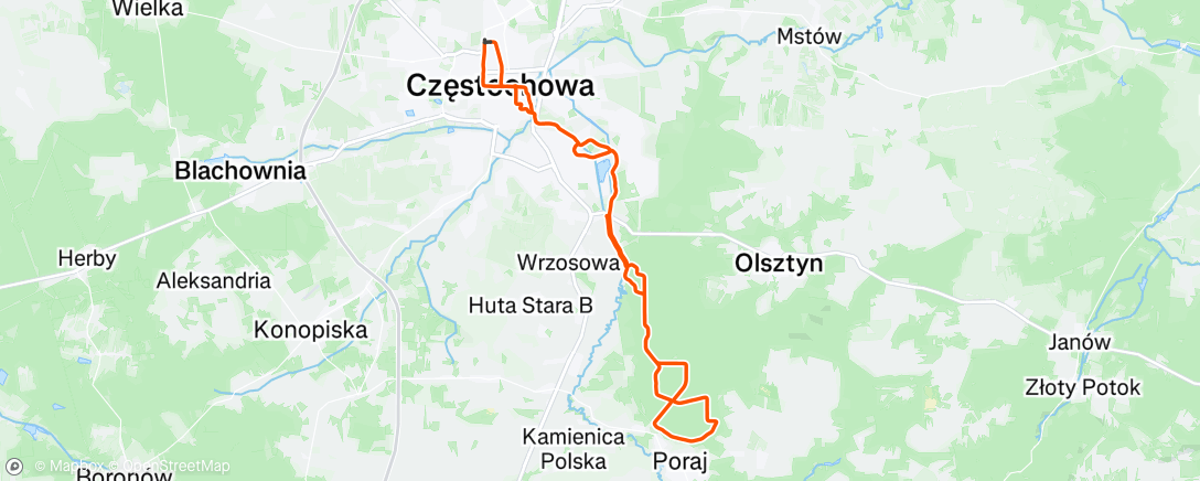 Map of the activity