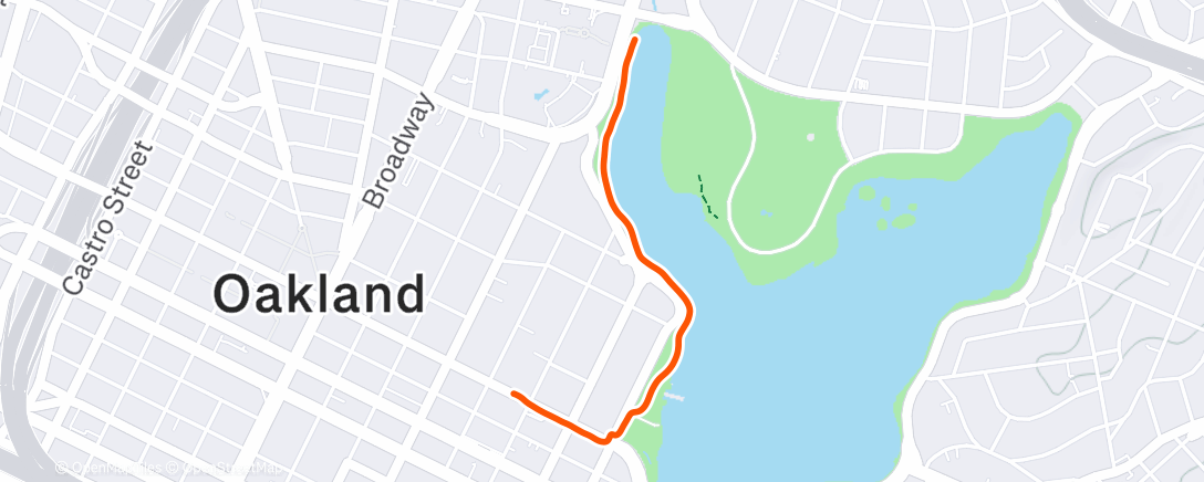 Карта физической активности (Morning Run)