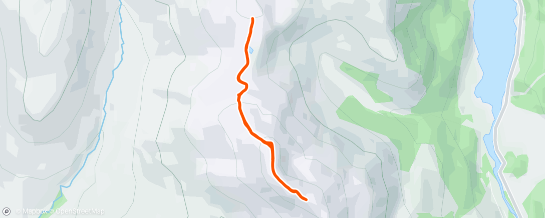 Map of the activity, Morning Run