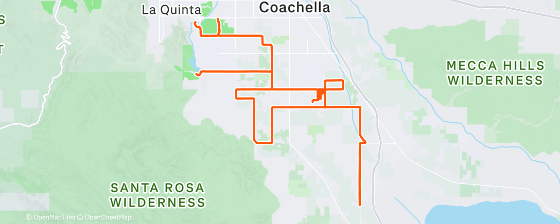 Map of the activity, Morning Ride