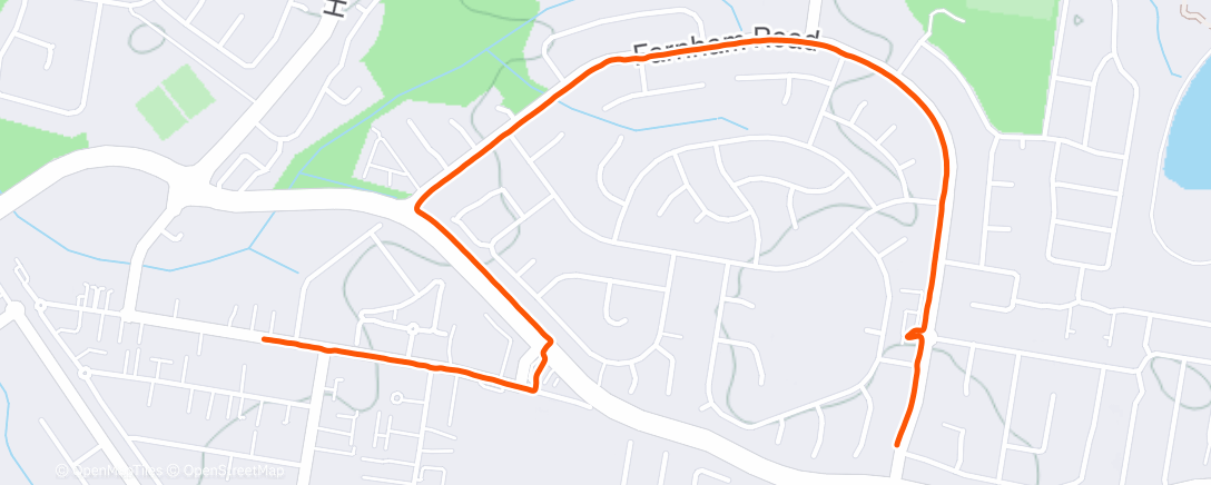 Карта физической активности (Morning Walk)