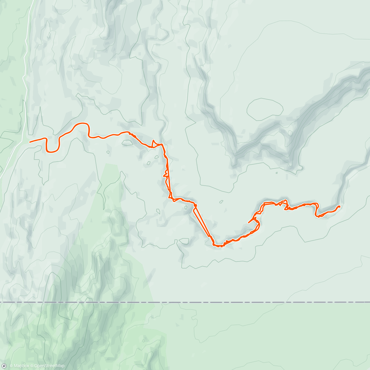 Map of the activity, Buckskin Gulch via Wire Pass