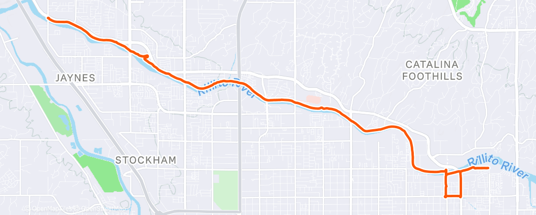 Peta aktivitas, Recovery ride