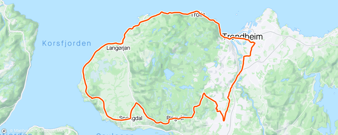 Map of the activity, MTB i dyp bakrus