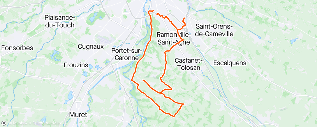 Map of the activity, Arrêt au stand pour changer de pneu !