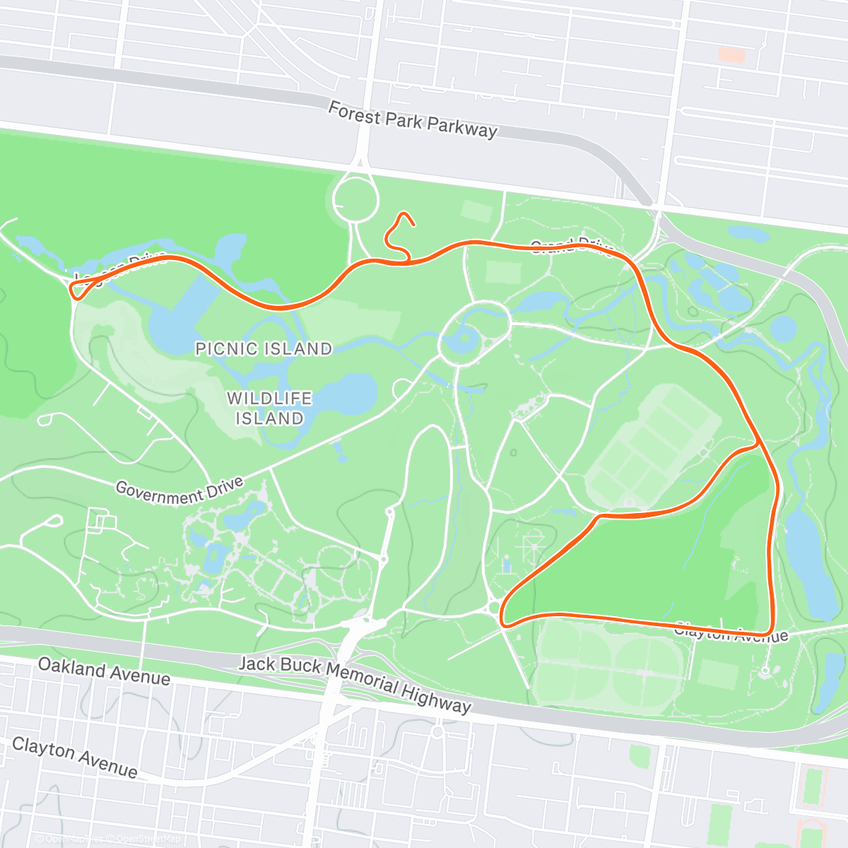 Map of the activity, Frostbite series 10M