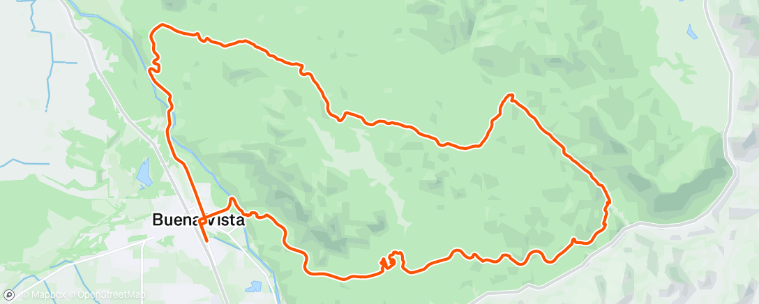 Map of the activity, Evergreen bike workout 🌲