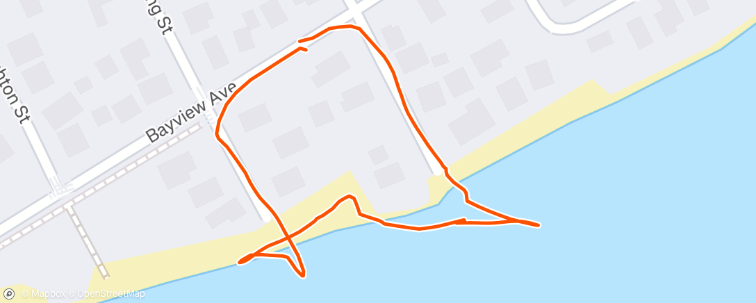 Map of the activity, Lunch Walk