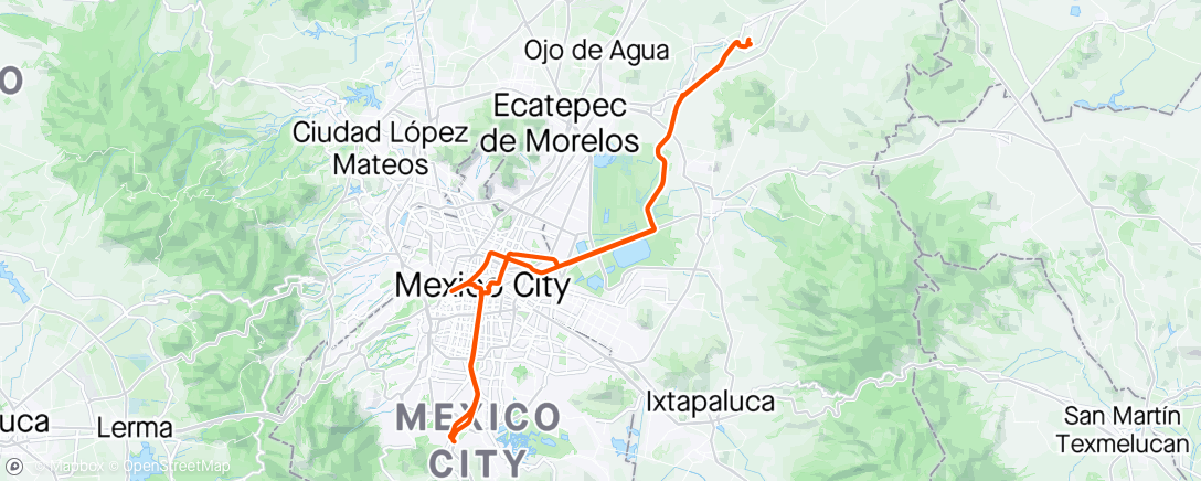 Map of the activity, Teotihuacán