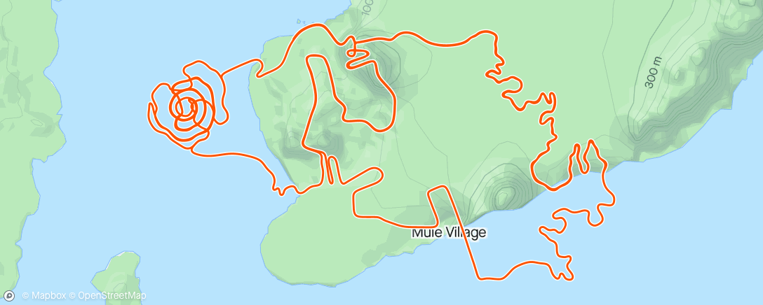 Карта физической активности (Zwift - Group Ride: ZSUN Sunday Social Ride (C) on Big Foot Hills in Watopia)