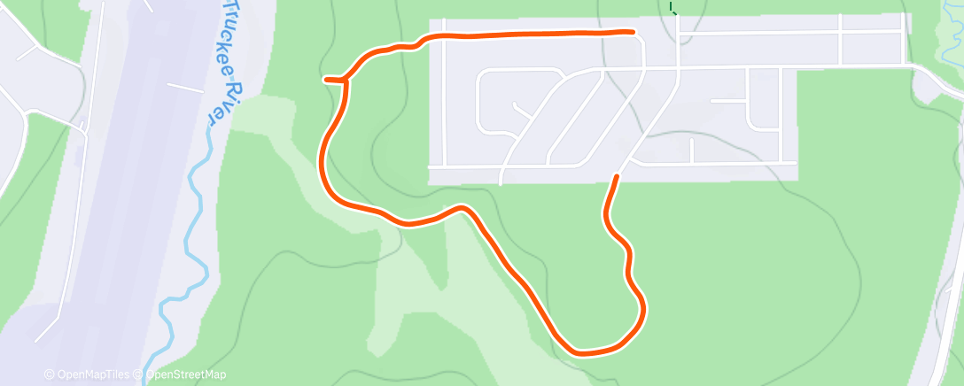 Map of the activity, Lunch Hike