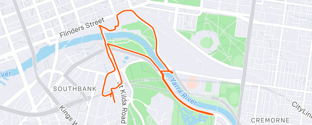 Карта физической активности (Midday Milers)