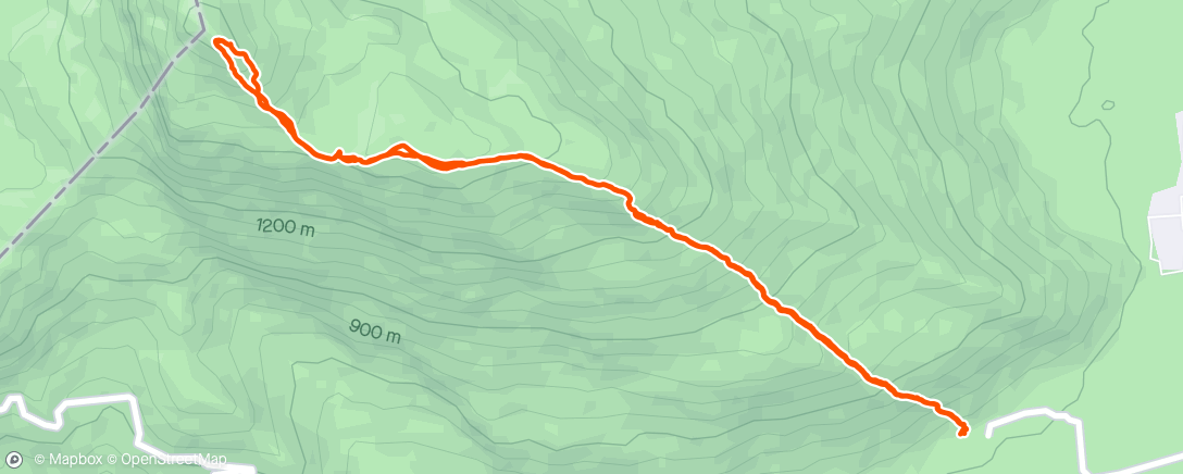 Map of the activity, Velaingiri Hills- solo Trekking