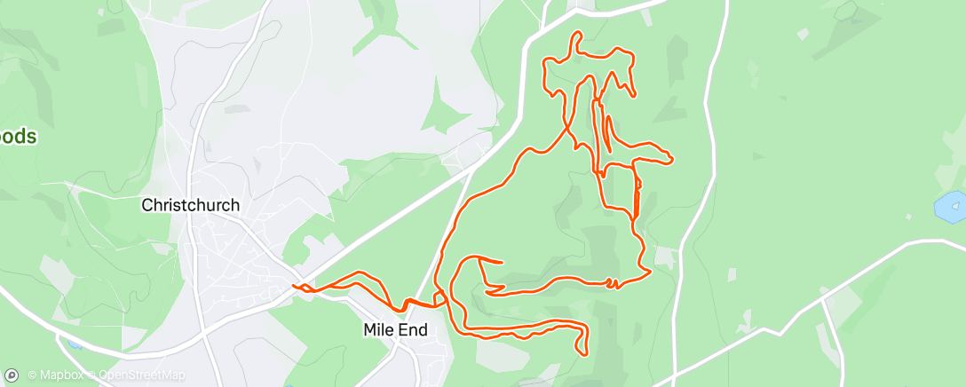 Map of the activity, A rare 3 day streak ☺️ 🍂