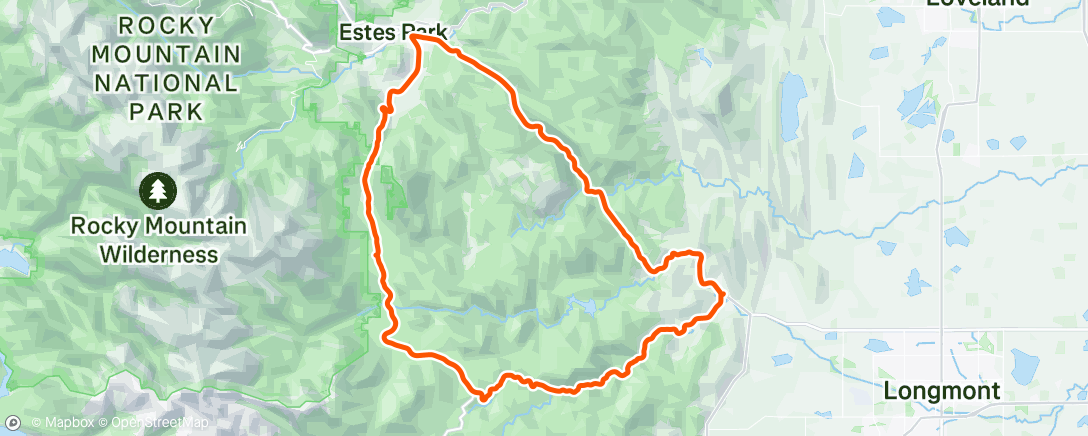 Map of the activity, Morning Ride