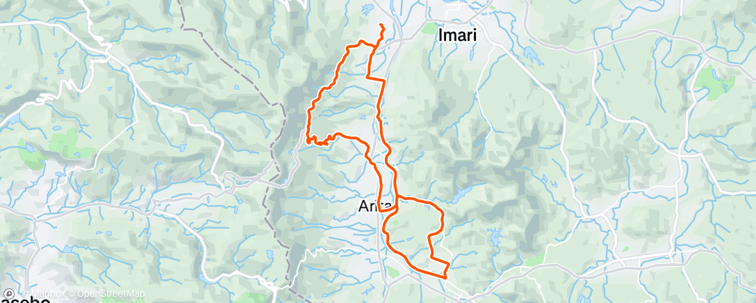 Map of the activity, 朝のライド