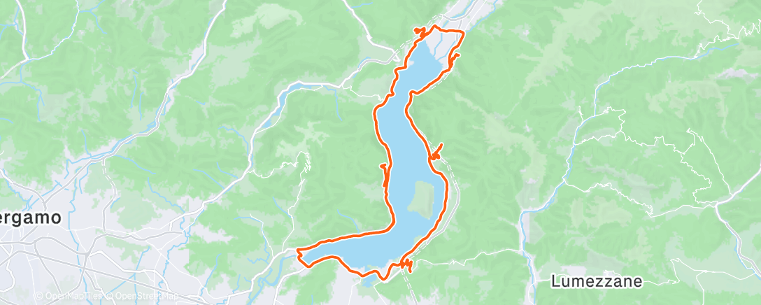 Map of the activity, Утренний велозаезд