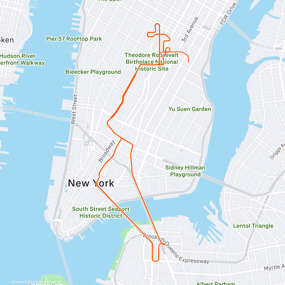 Map of the activity, Zwift - Group Ride: Team CLS Ride n Explore (C) on Spinfinity Ultra in New York