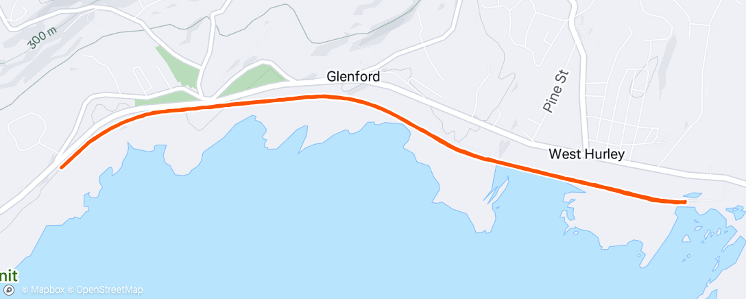 Map of the activity, Morning Run