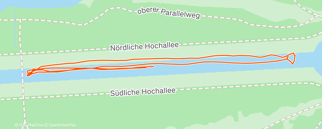Map of the activity, Eislauf am Nachmittag