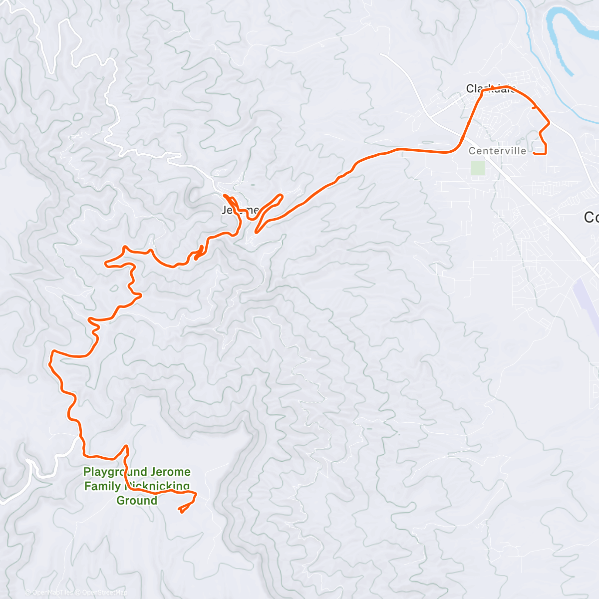 Map of the activity, First time Mingus!