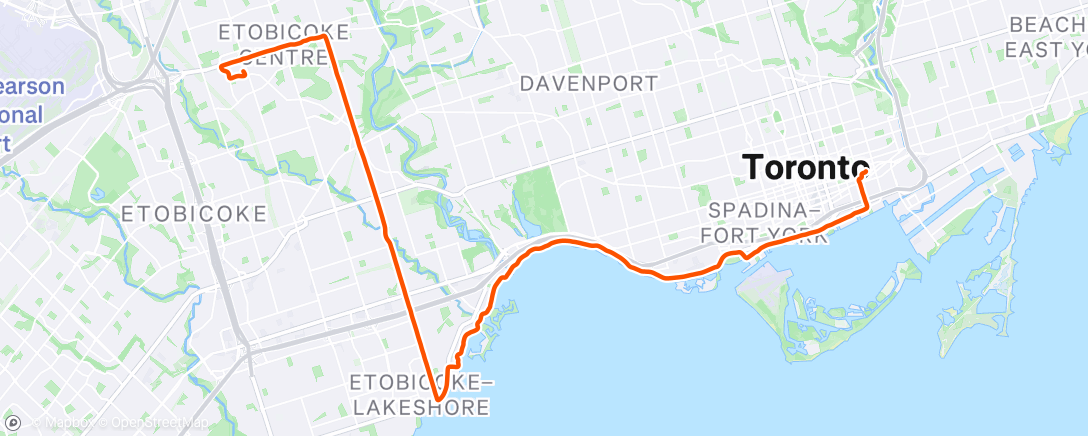 Map of the activity, Thankful for uneventful