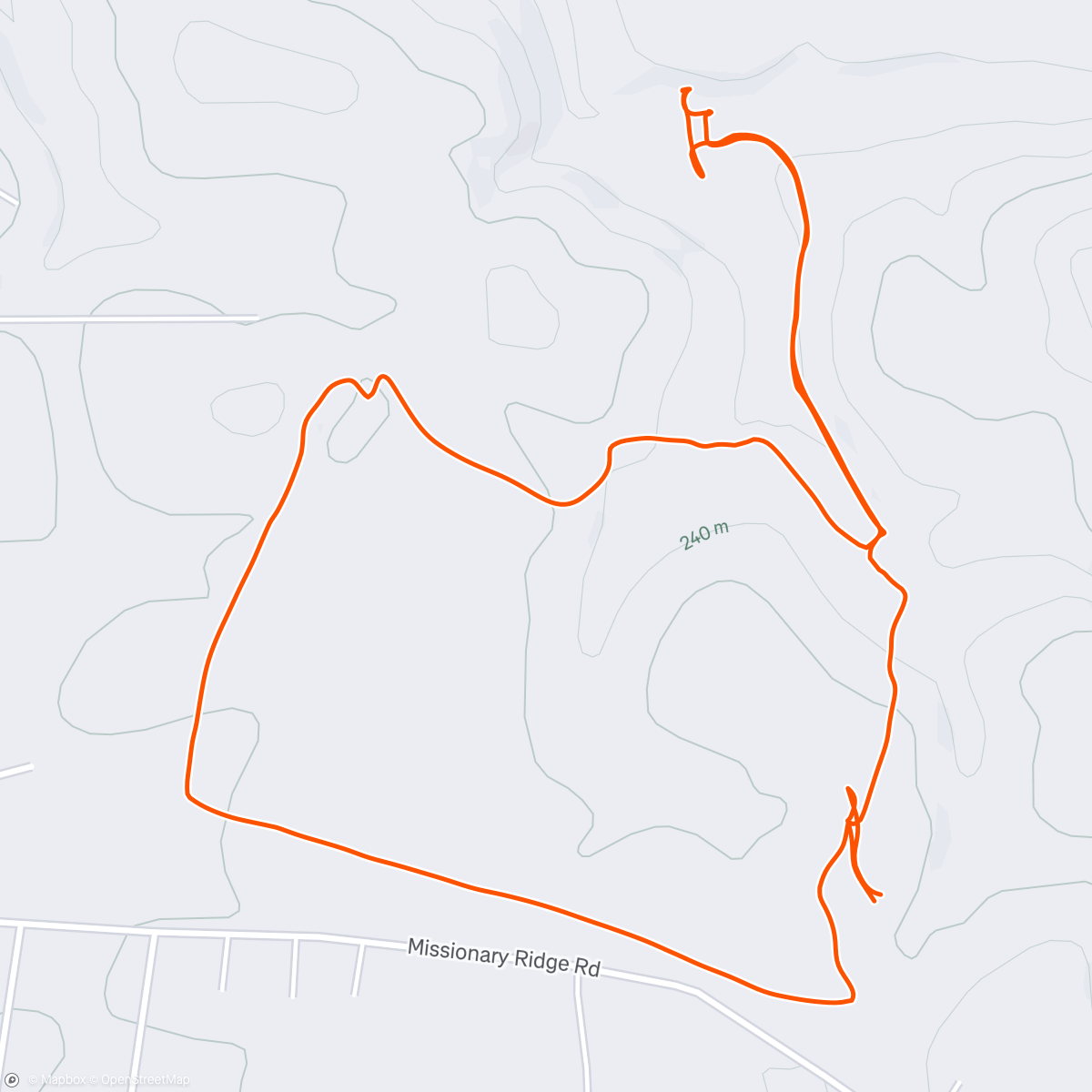 Map of the activity, Evening Farm Hike w/ Cherokee dog