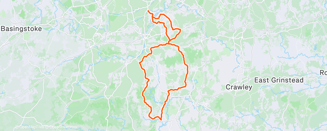 Map of the activity, Morning Ride